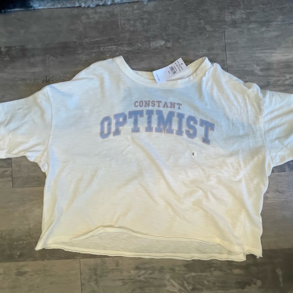 constant optimist crop top